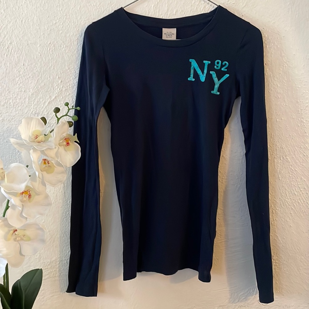 Abercrombie & Fitch Long Sleeve Shirt NY 92 Size XS